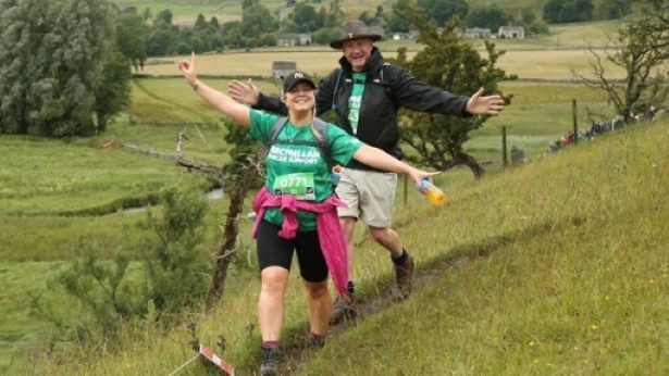 Two mighty hike walkers