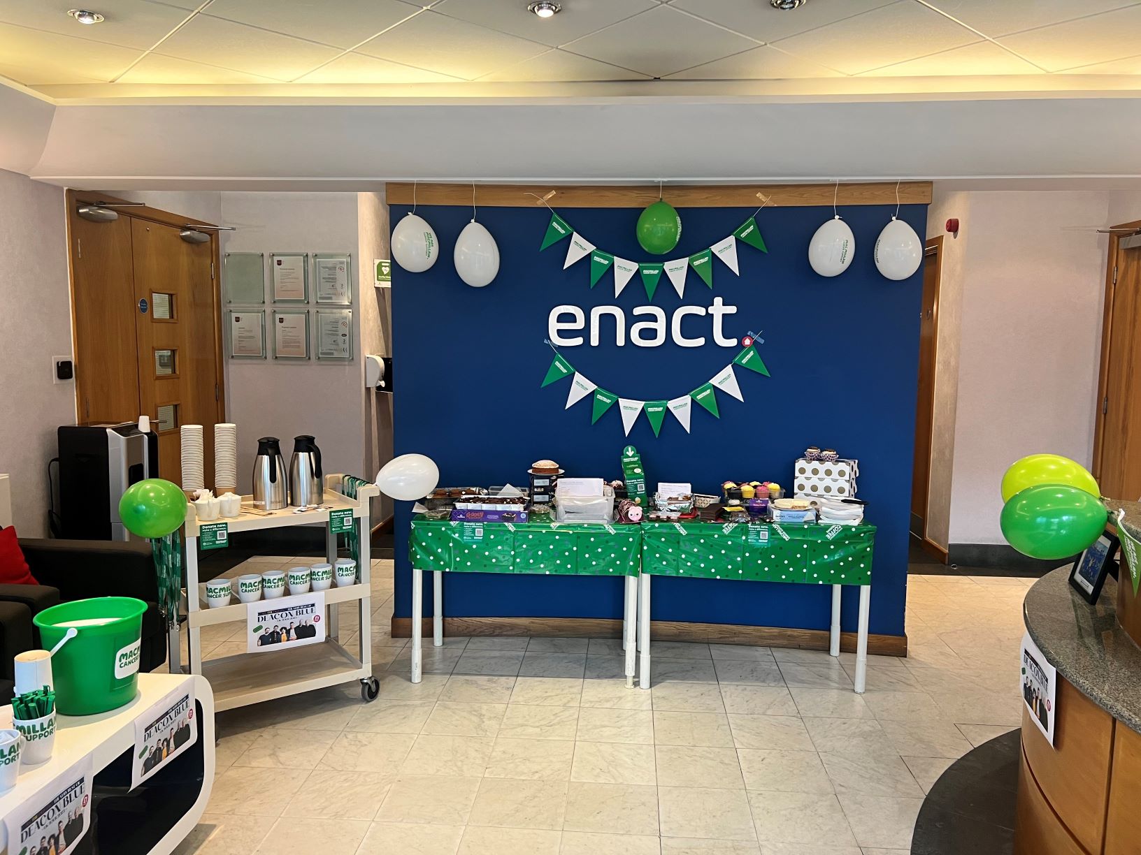 Enact macmillan coffee morning