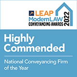 National Conveyancing Firm of the Year 2022 – highly commended